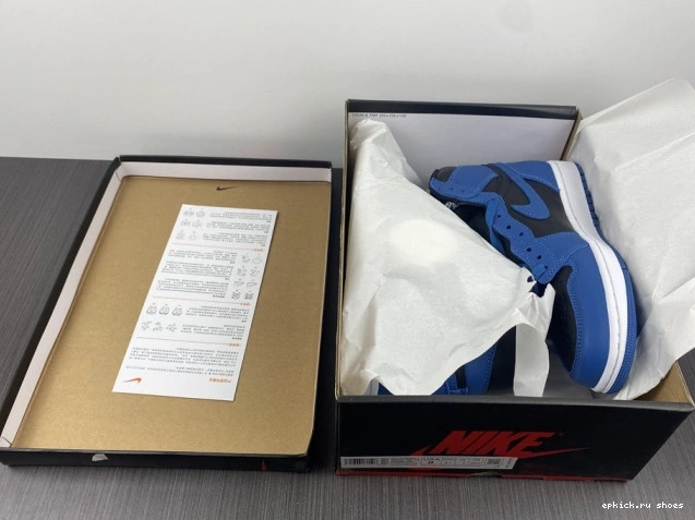Rep Air 1 Blue' 555088-404 'Dark Marina High Jordan Retro OG 0714